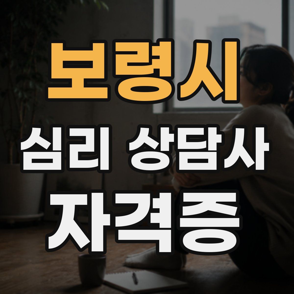 보령시 심리 상담사 자격증