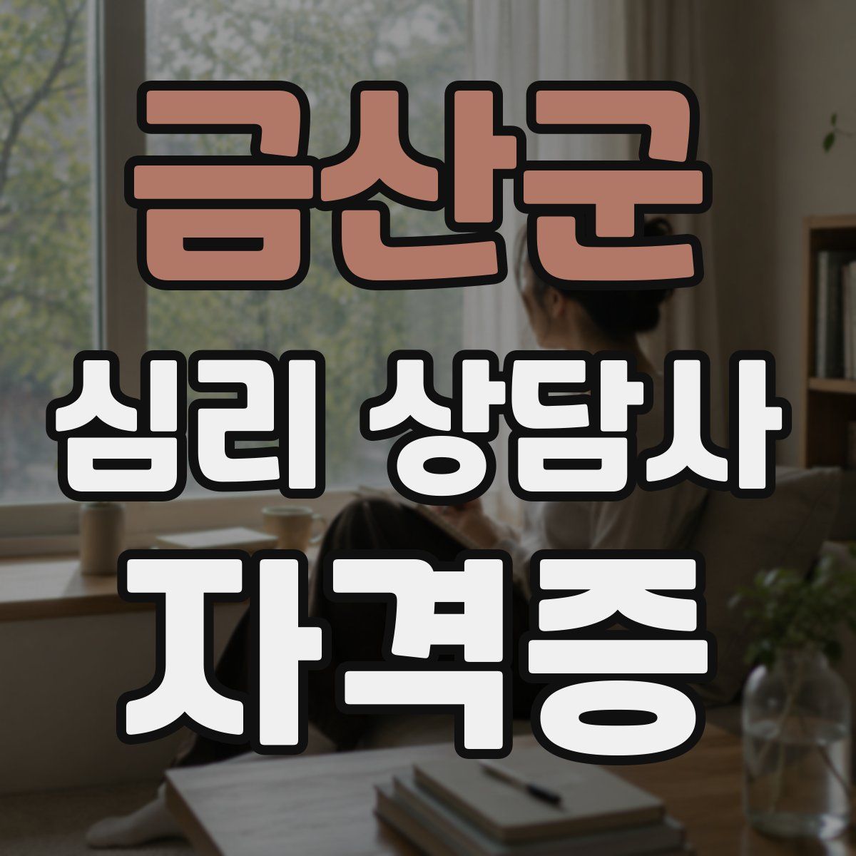 금산군 심리 상담사 자격증