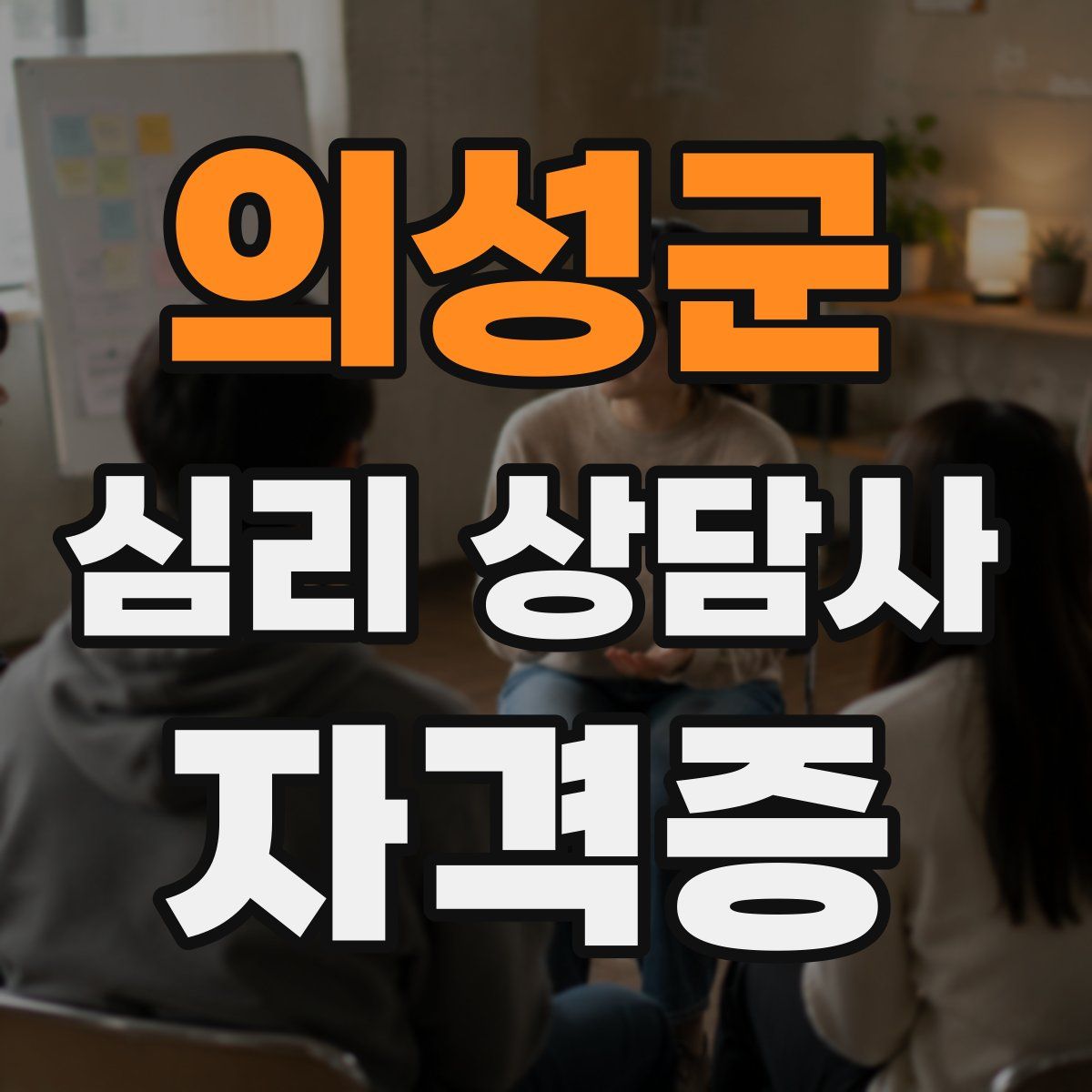 의성군 심리 상담사 자격증