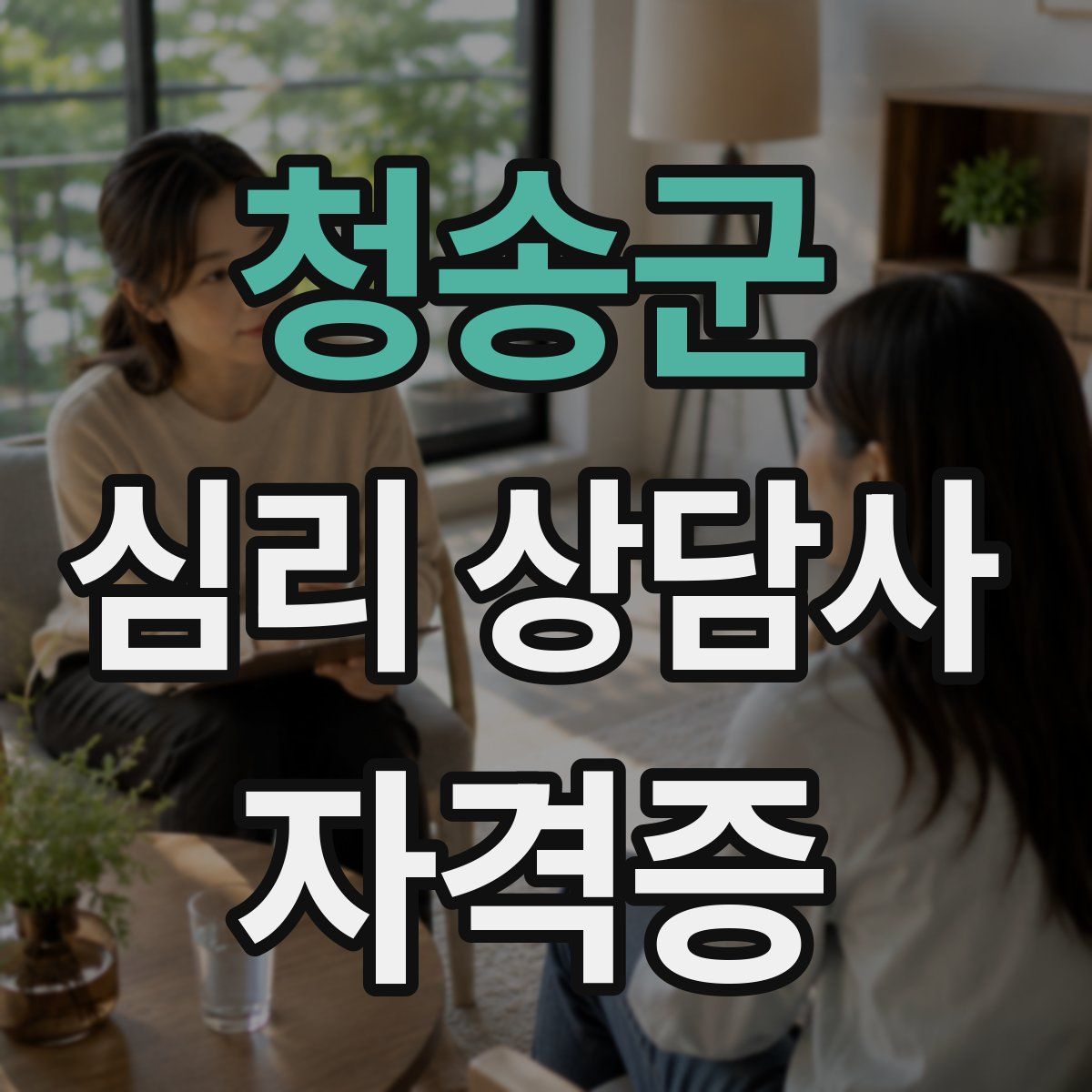 청송군 심리 상담사 자격증