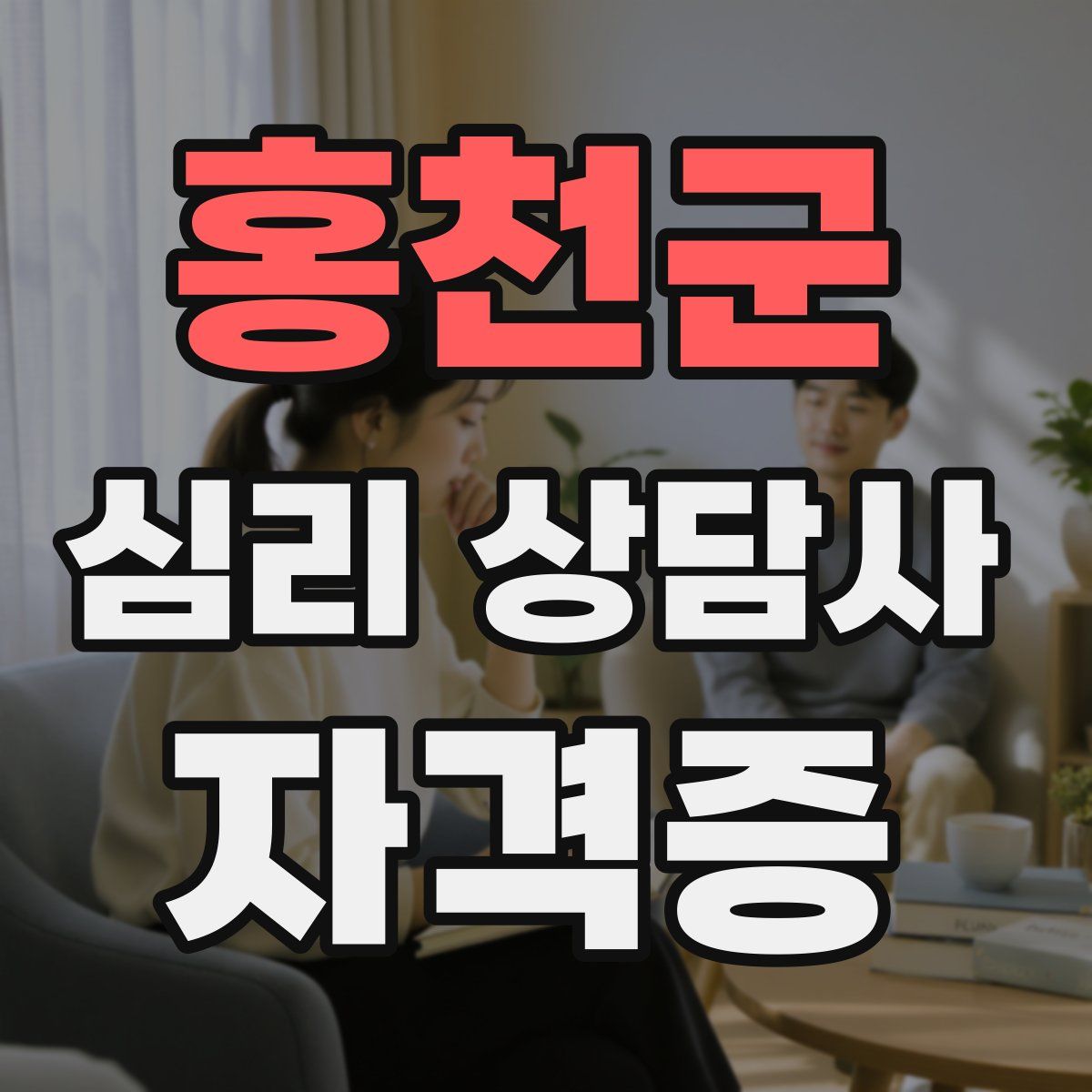 홍천군 심리 상담사 자격증