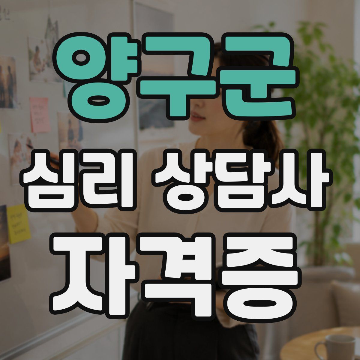 양구군 심리 상담사 자격증