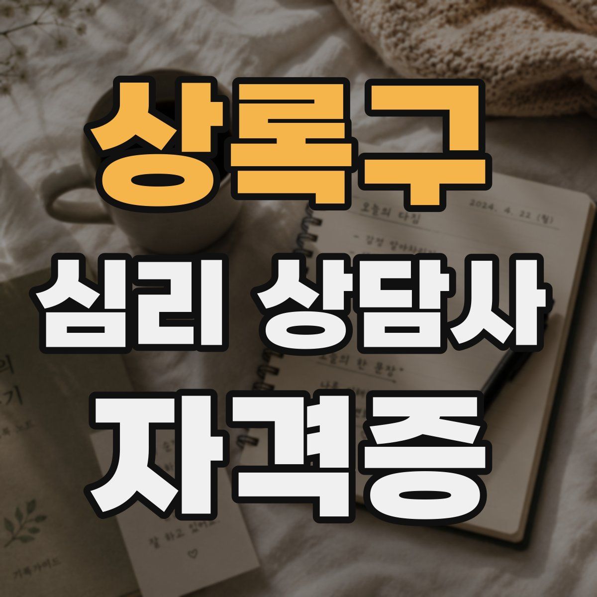 상록구 심리 상담사 자격증