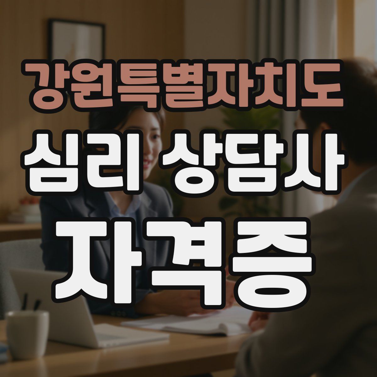 강원특별자치도 심리 상담사 자격증