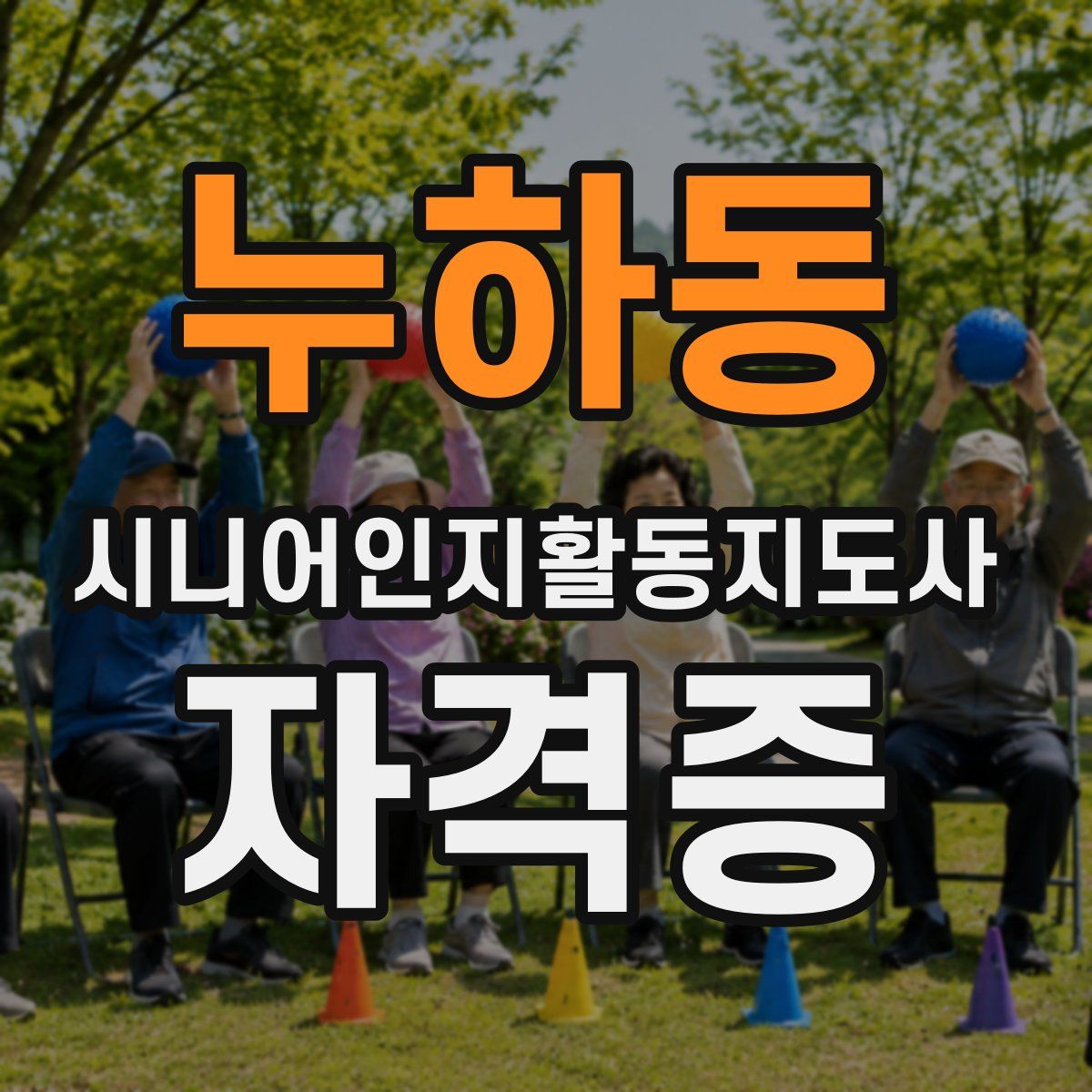 누하동 시니어인지활동지도사 자격증