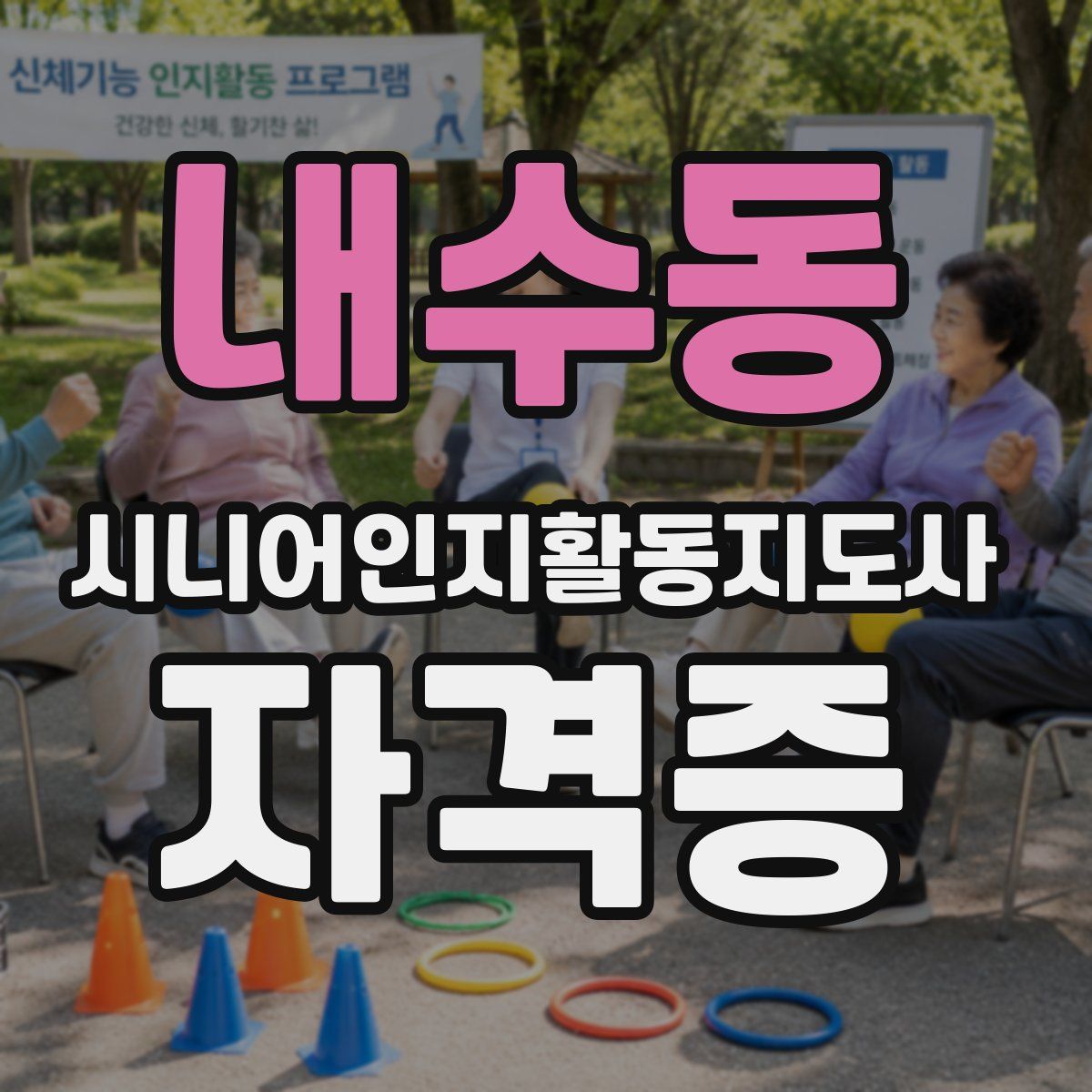내수동 시니어인지활동지도사 자격증