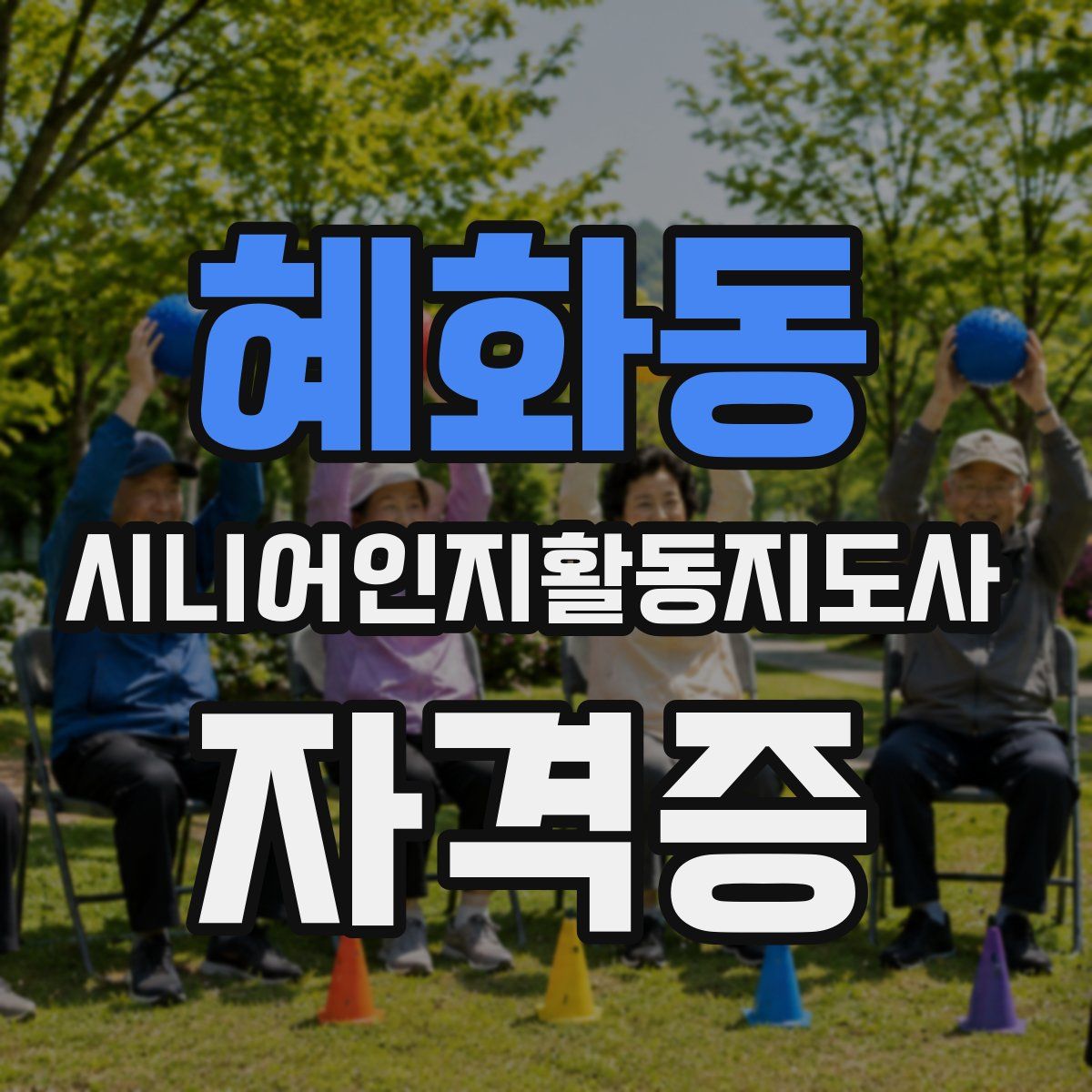 혜화동 시니어인지활동지도사 자격증