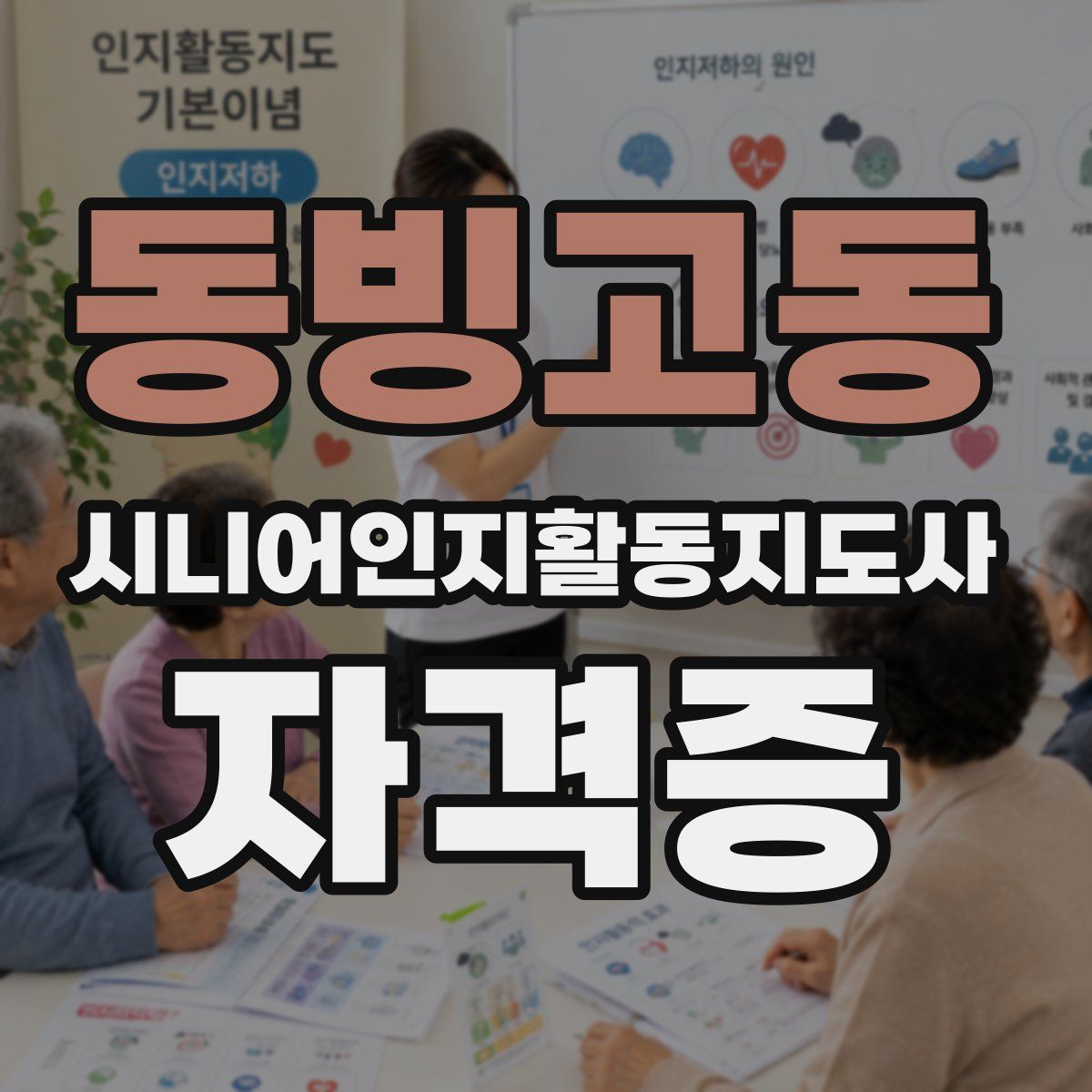동빙고동 시니어인지활동지도사 자격증