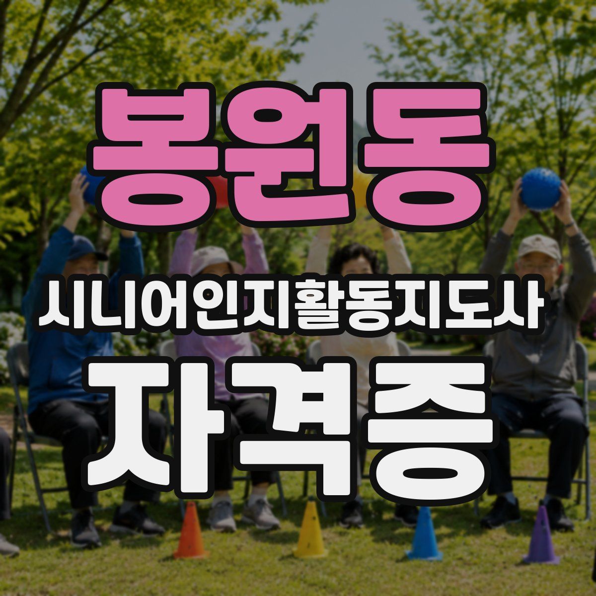 봉원동 시니어인지활동지도사 자격증