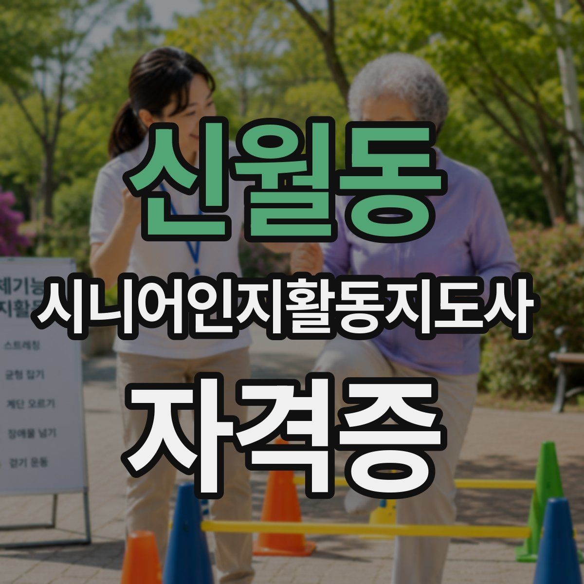 신월동 시니어인지활동지도사 자격증 과정 선택 시 확인할 기준
