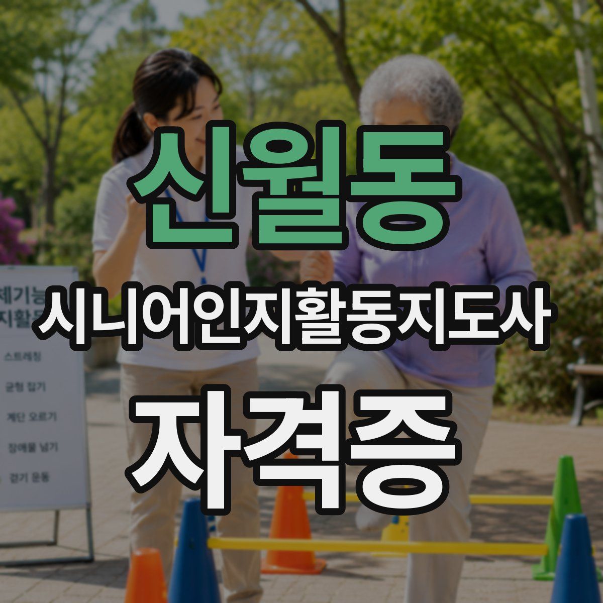 신월동 시니어인지활동지도사 자격증