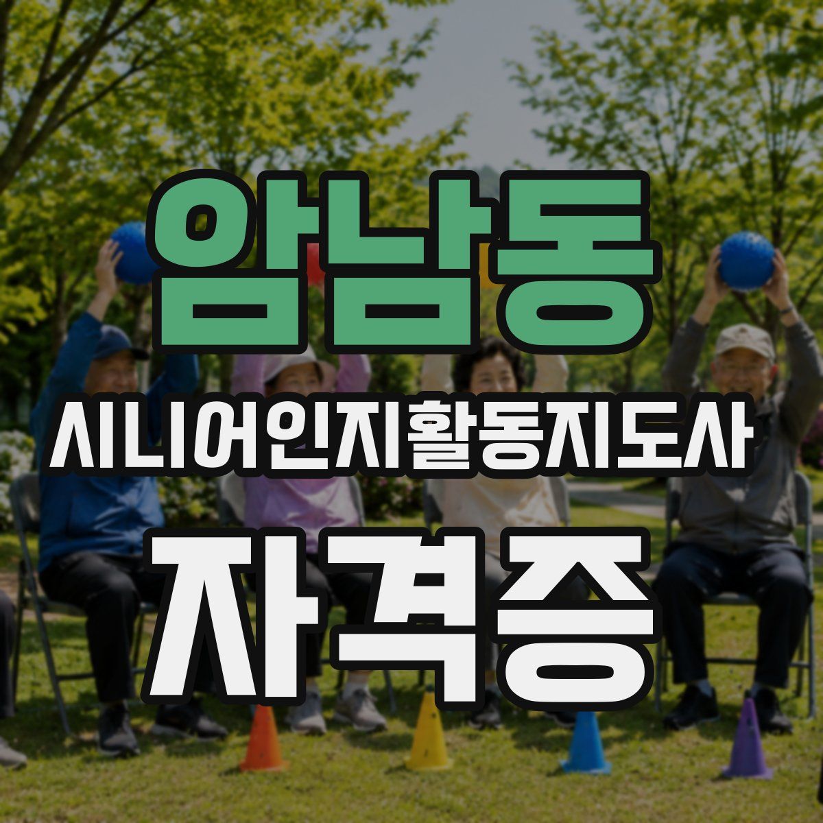 암남동 시니어인지활동지도사 자격증