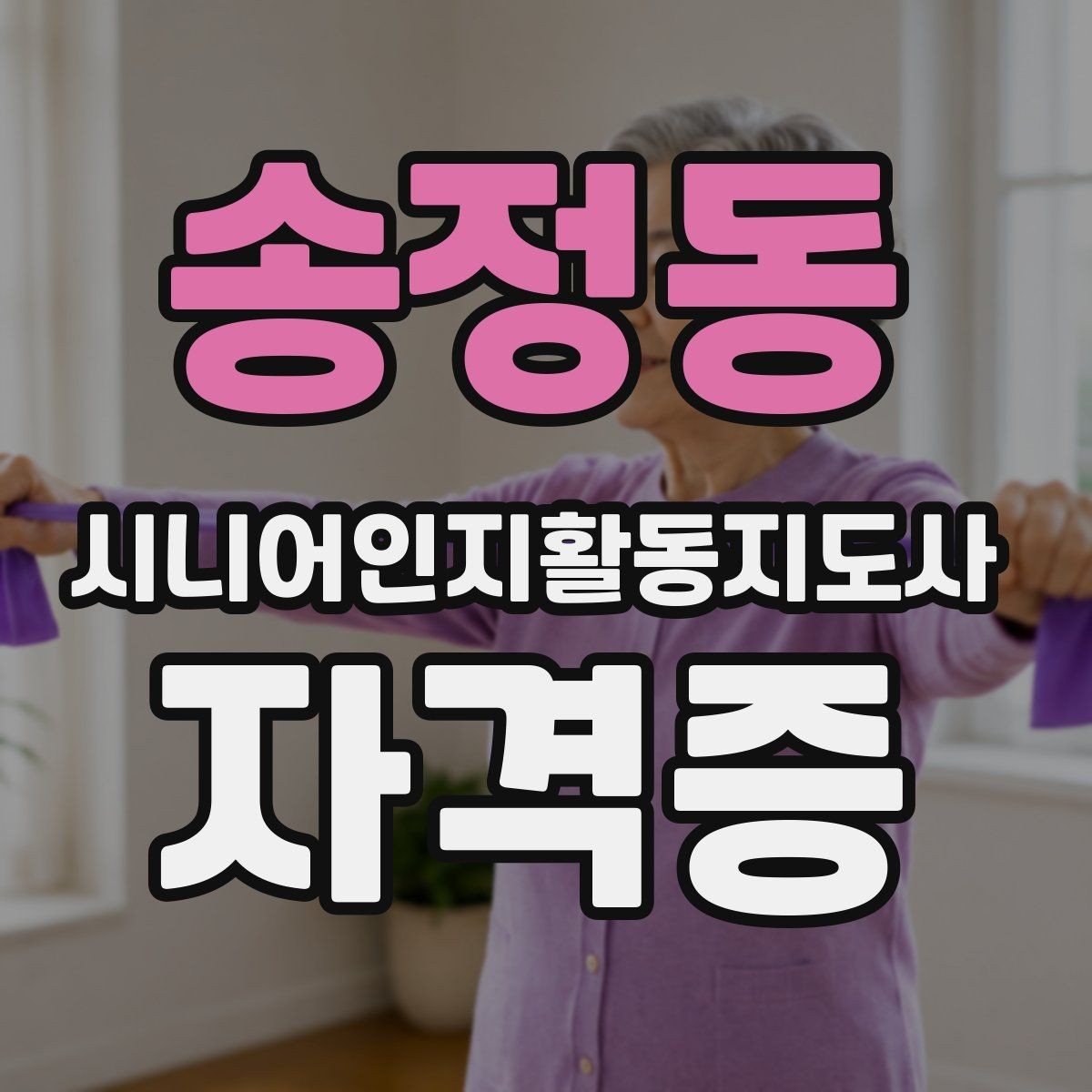 송정동 시니어인지활동지도사 자격증 비교 시 놓치기 쉬운 점
