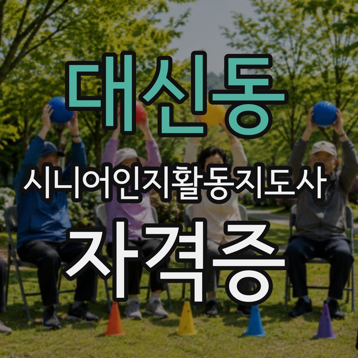 대신동 시니어인지활동지도사 자격증