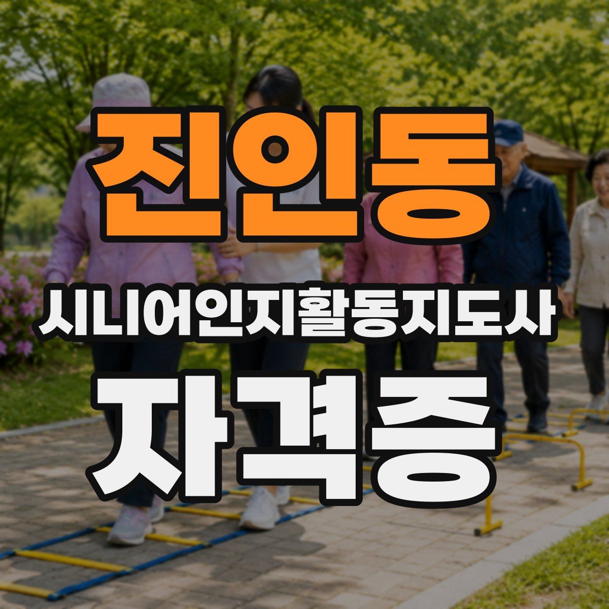 진인동 시니어인지활동지도사 자격증