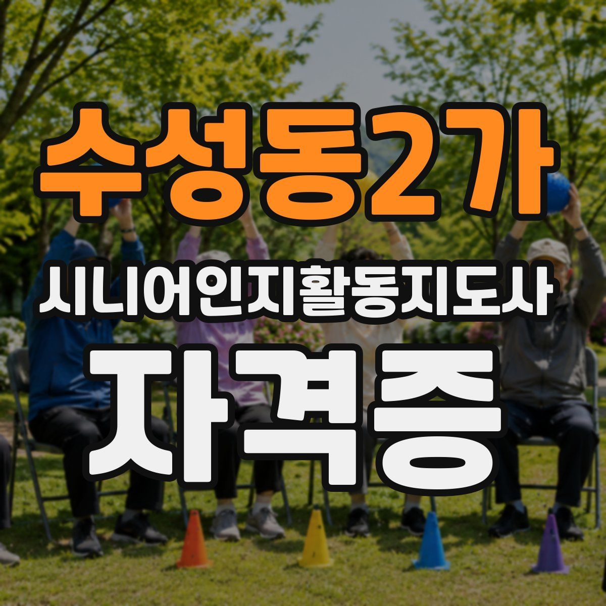 수성동2가 시니어인지활동지도사 자격증