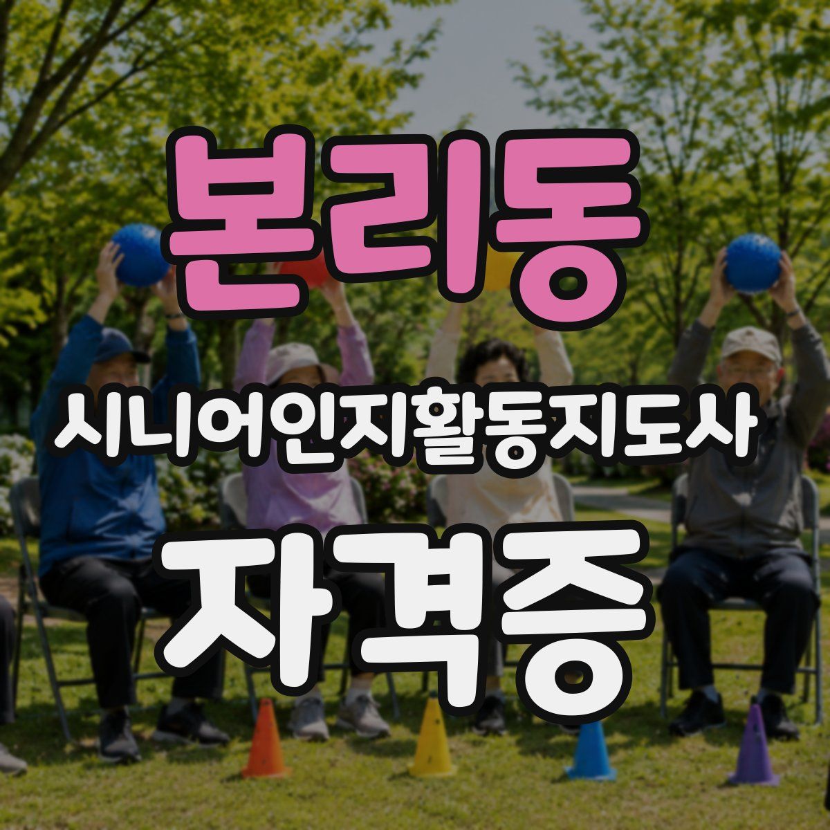 본리동 시니어인지활동지도사 자격증