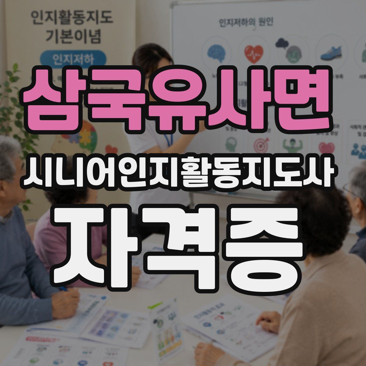삼국유사면 시니어인지활동지도사 자격증