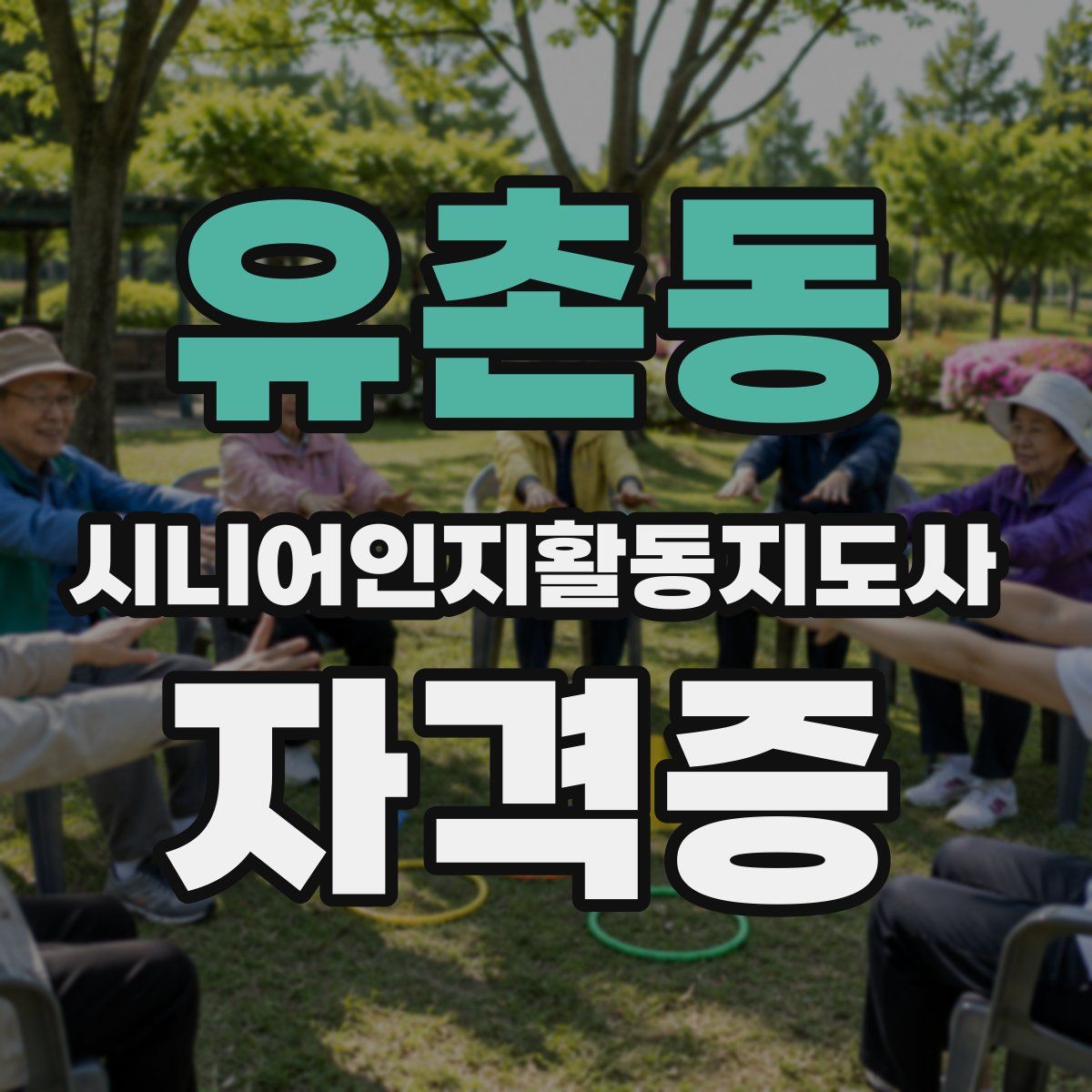 유촌동 시니어인지활동지도사 자격증