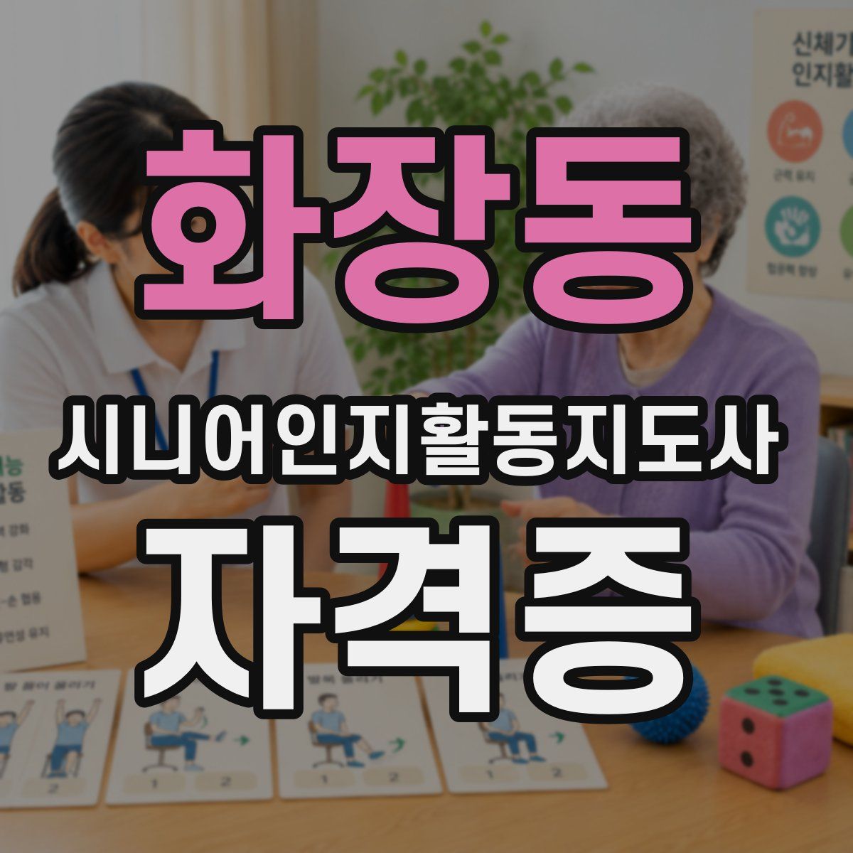 화장동 시니어인지활동지도사 자격증