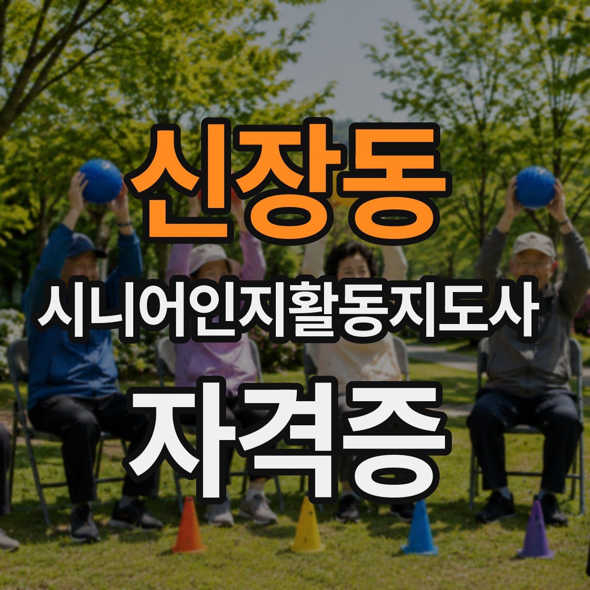 신장동 시니어인지활동지도사 자격증