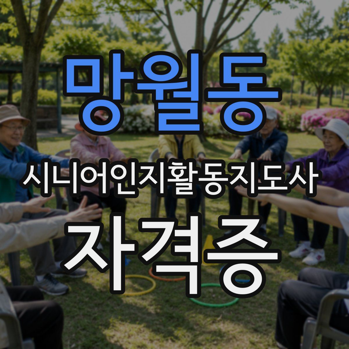 망월동 시니어인지활동지도사 자격증