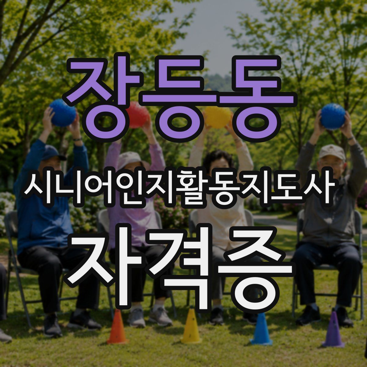 장등동 시니어인지활동지도사 자격증