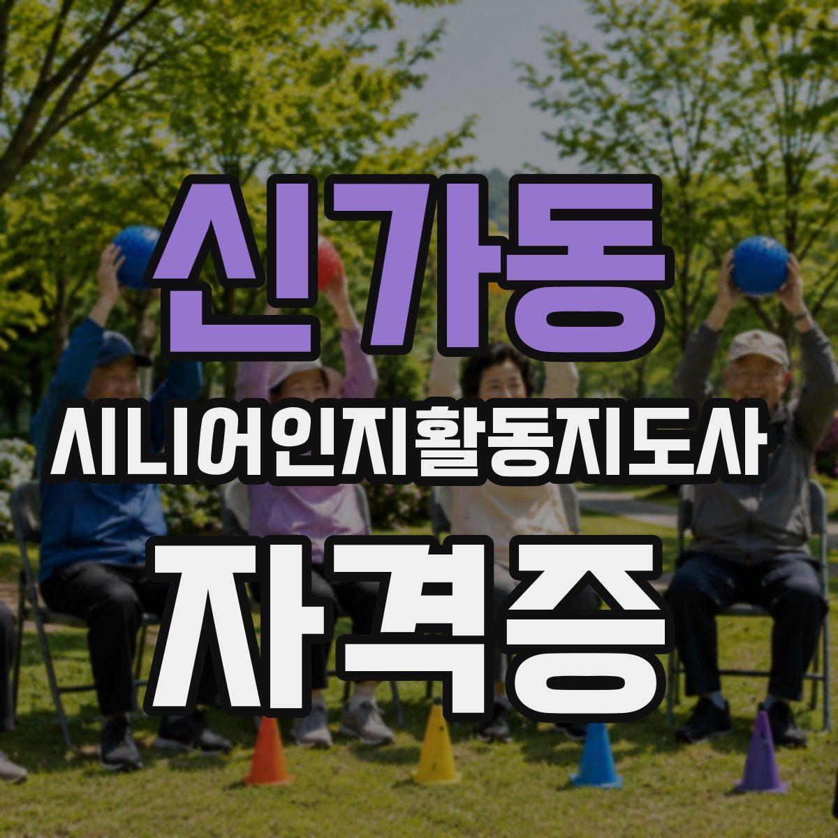 신가동 시니어인지활동지도사 자격증