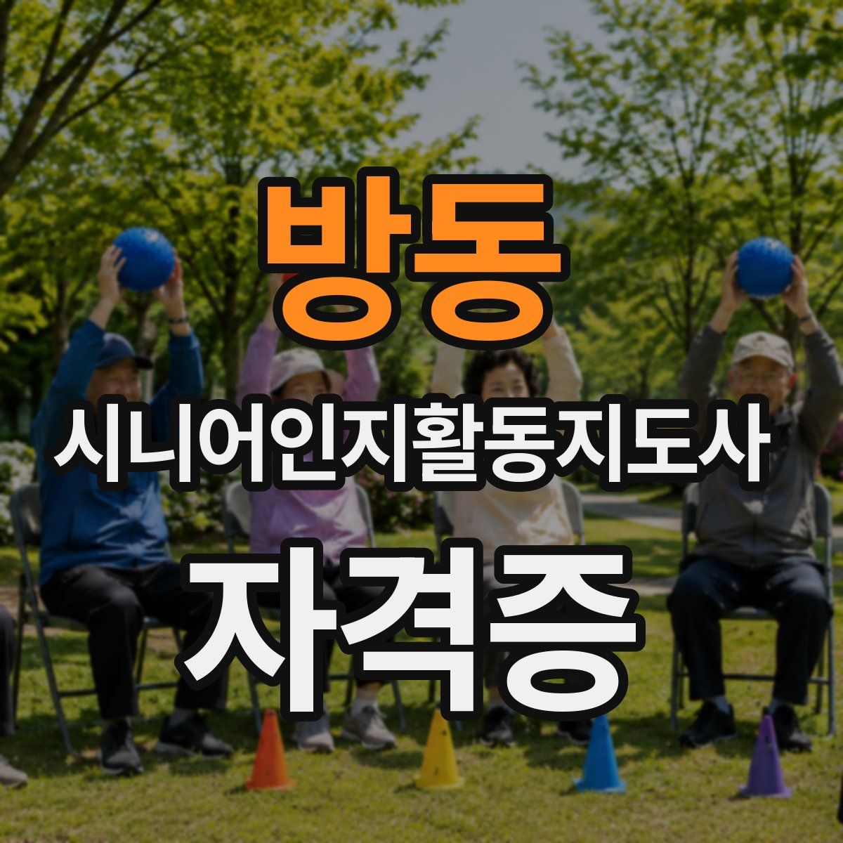 방동 시니어인지활동지도사 자격증