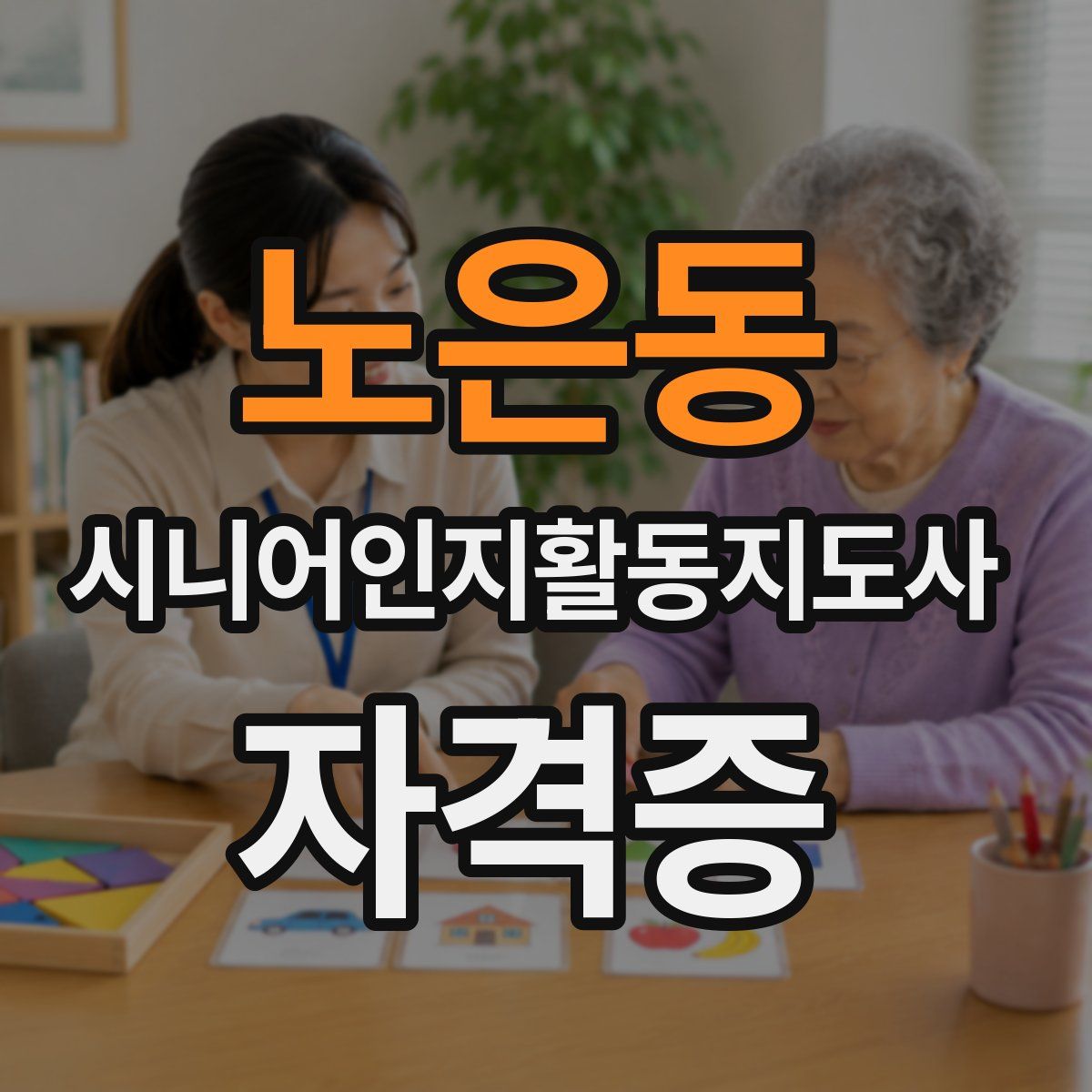 노은동 시니어인지활동지도사 자격증
