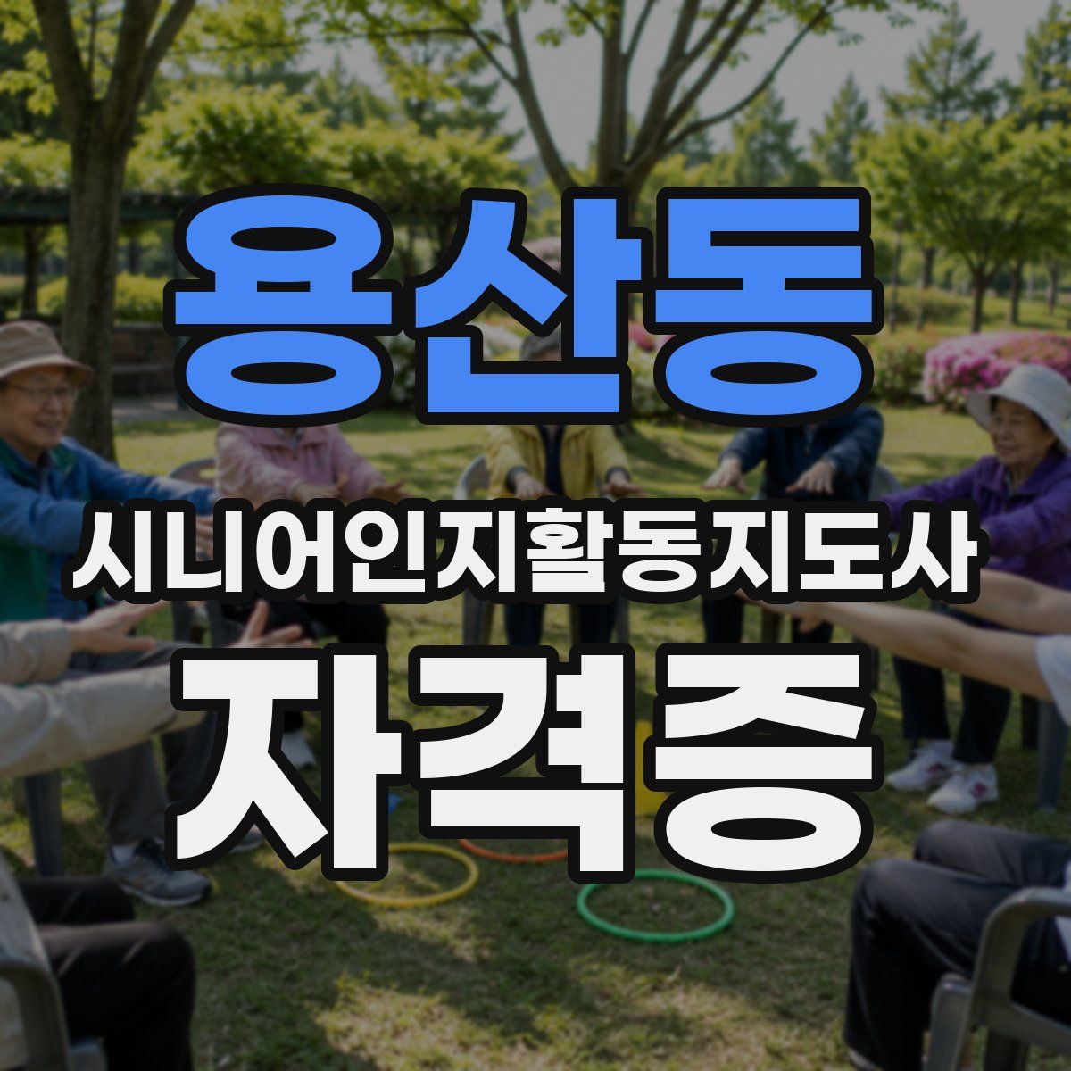 용산동 시니어인지활동지도사 자격증