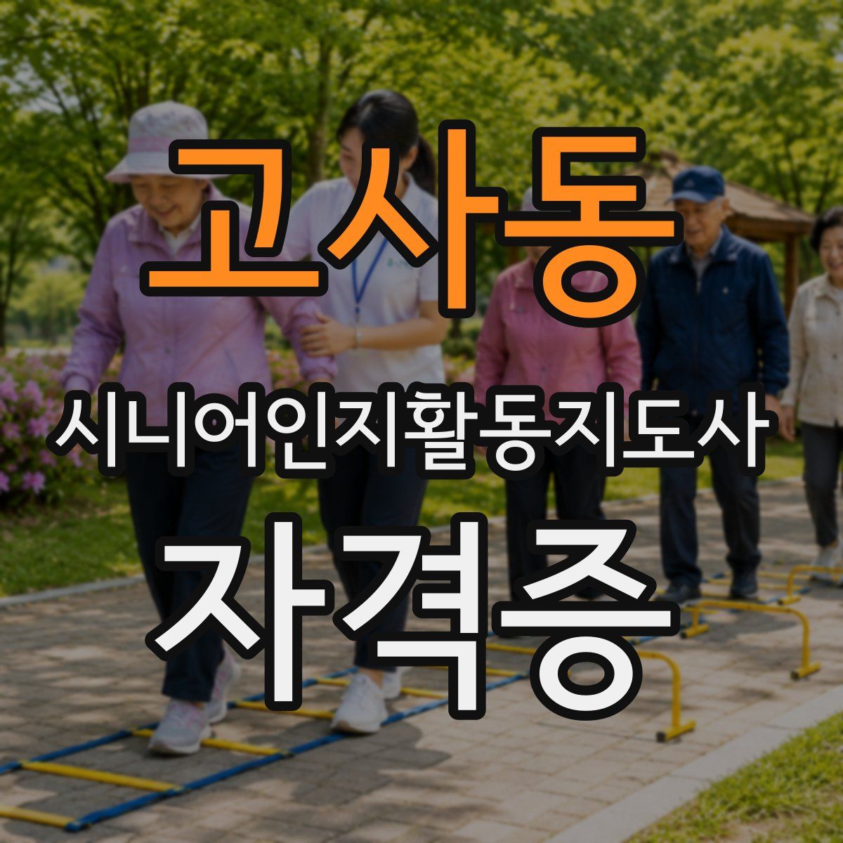 고사동 시니어인지활동지도사 자격증