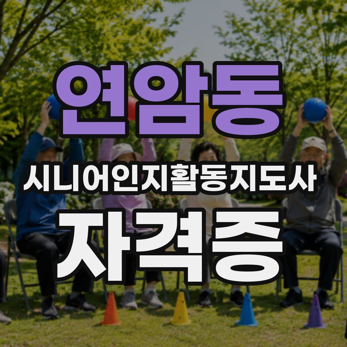 연암동 시니어인지활동지도사 자격증