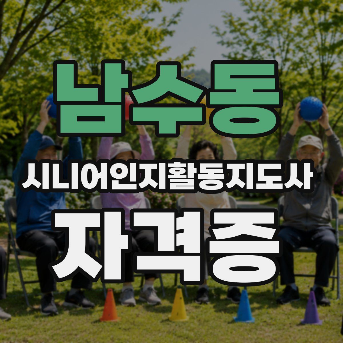 남수동 시니어인지활동지도사 자격증