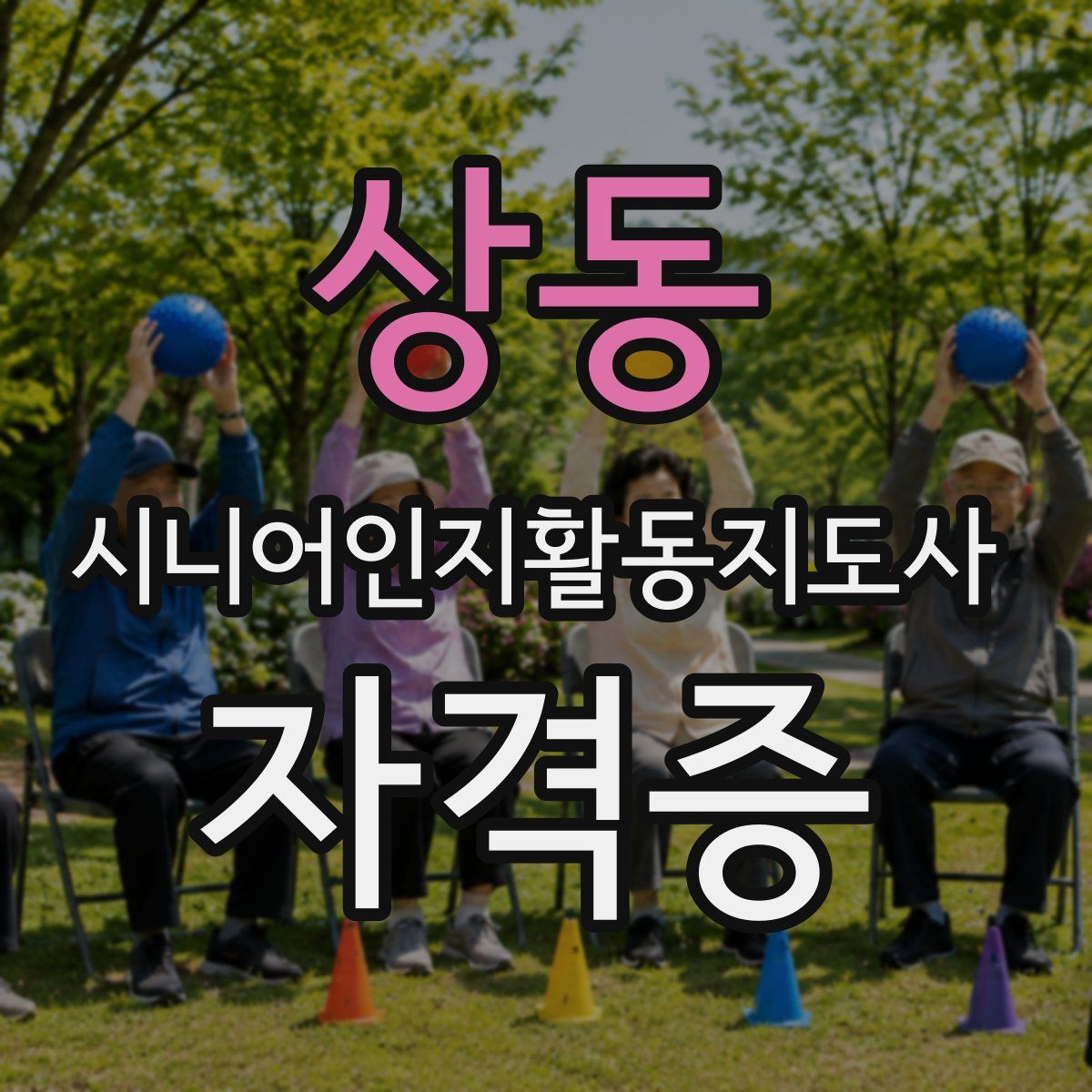 상동 시니어인지활동지도사 자격증