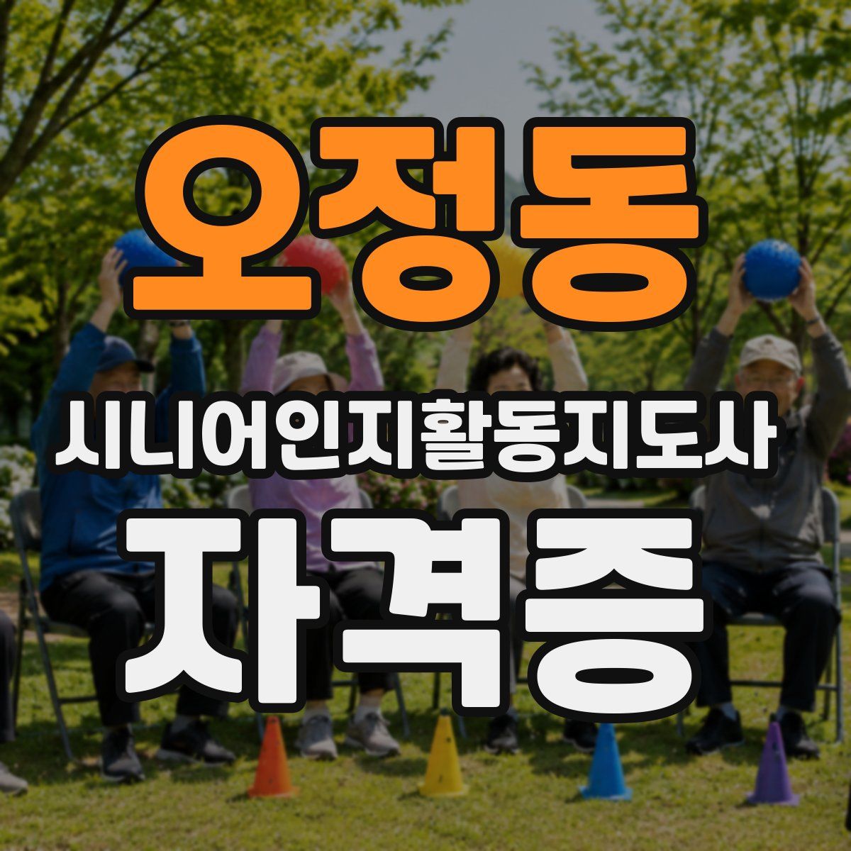 오정동 시니어인지활동지도사 자격증