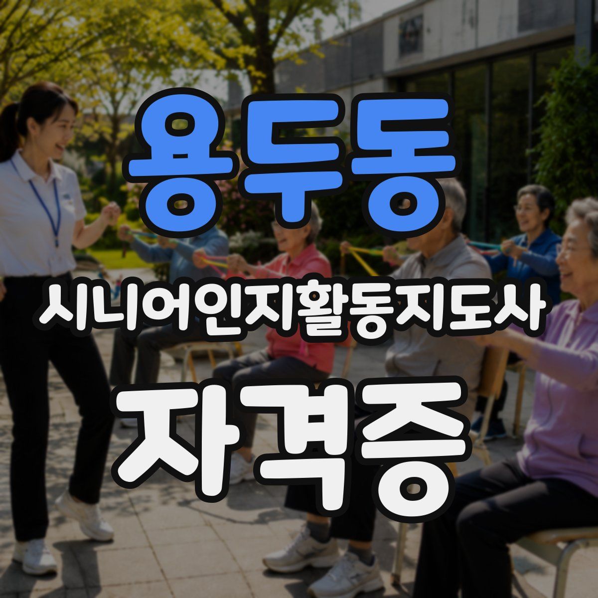 용두동 시니어인지활동지도사 자격증