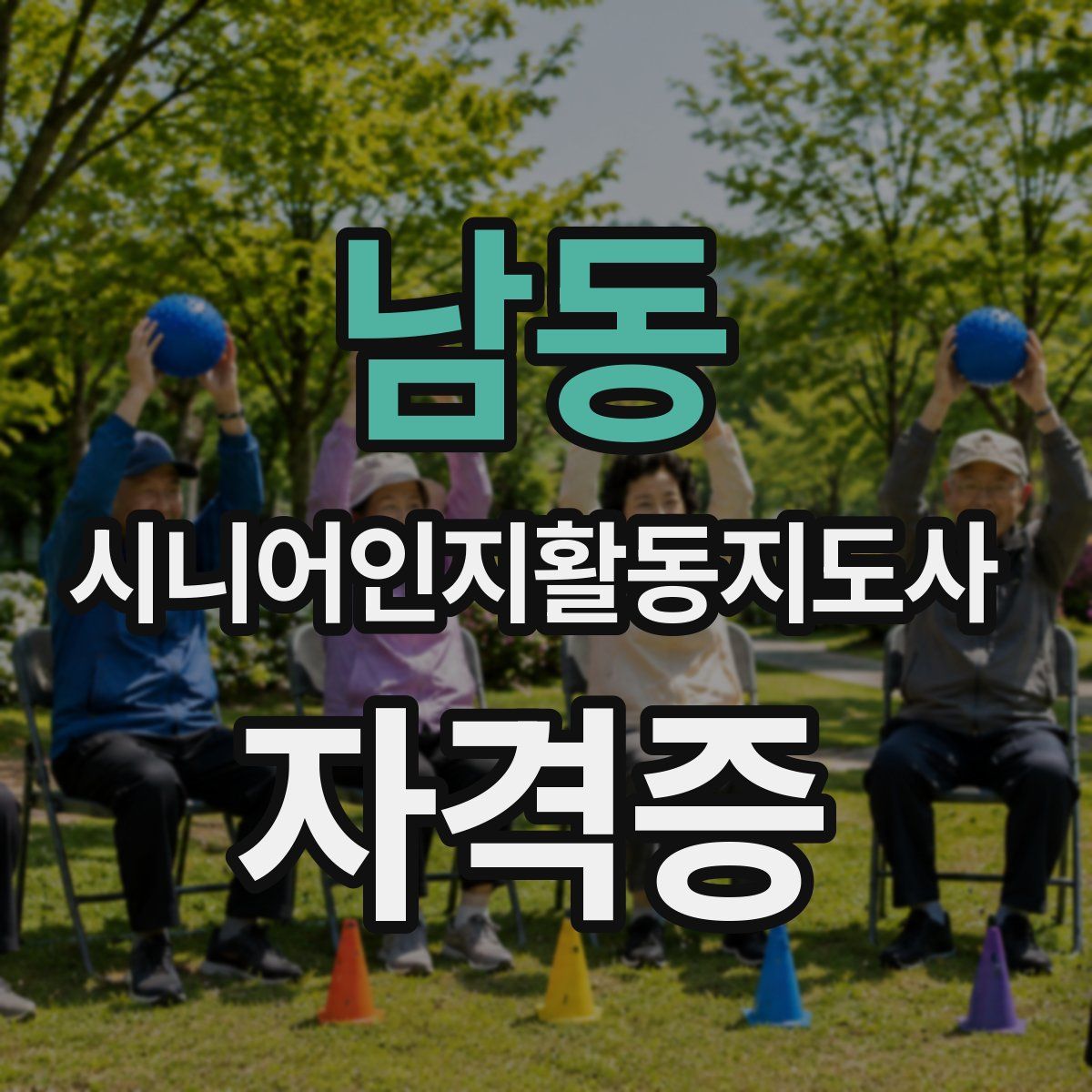 남동 시니어인지활동지도사 자격증