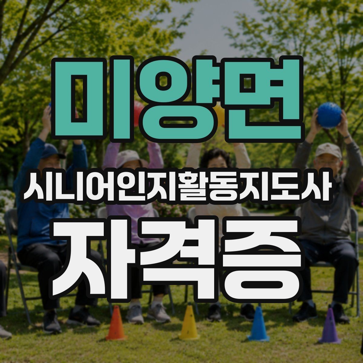 미양면 시니어인지활동지도사 자격증 학습 난관 극복 방법