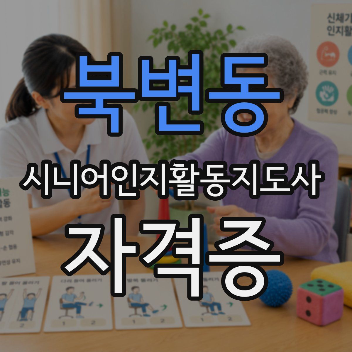 북변동 시니어인지활동지도사 자격증