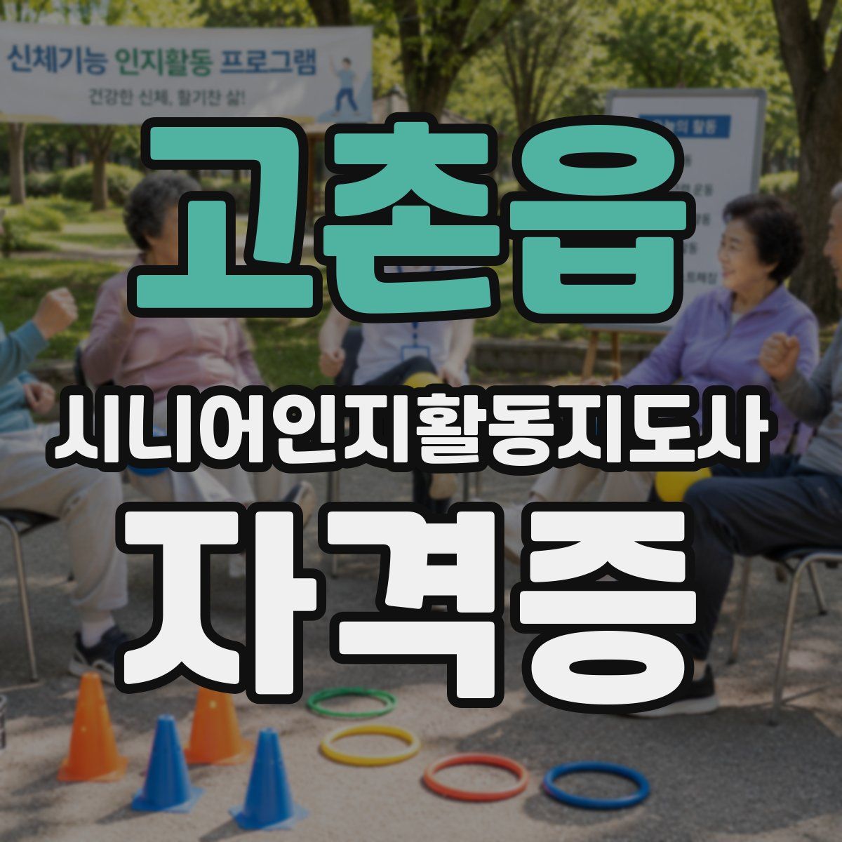 고촌읍 시니어인지활동지도사 자격증