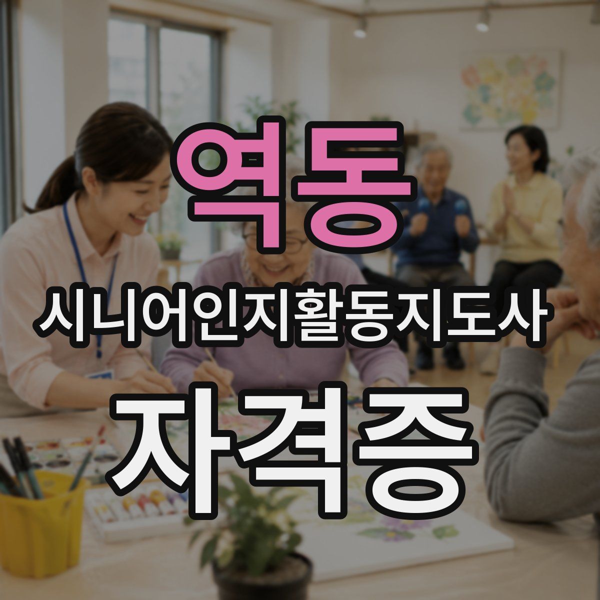 역동 시니어인지활동지도사 자격증