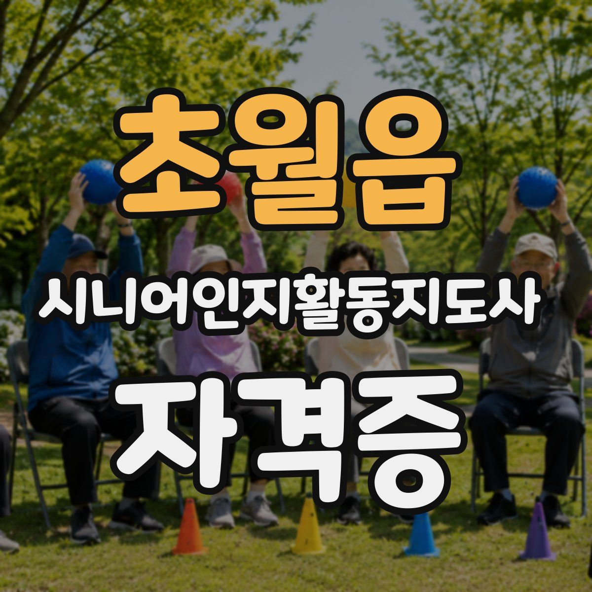 초월읍 시니어인지활동지도사 자격증