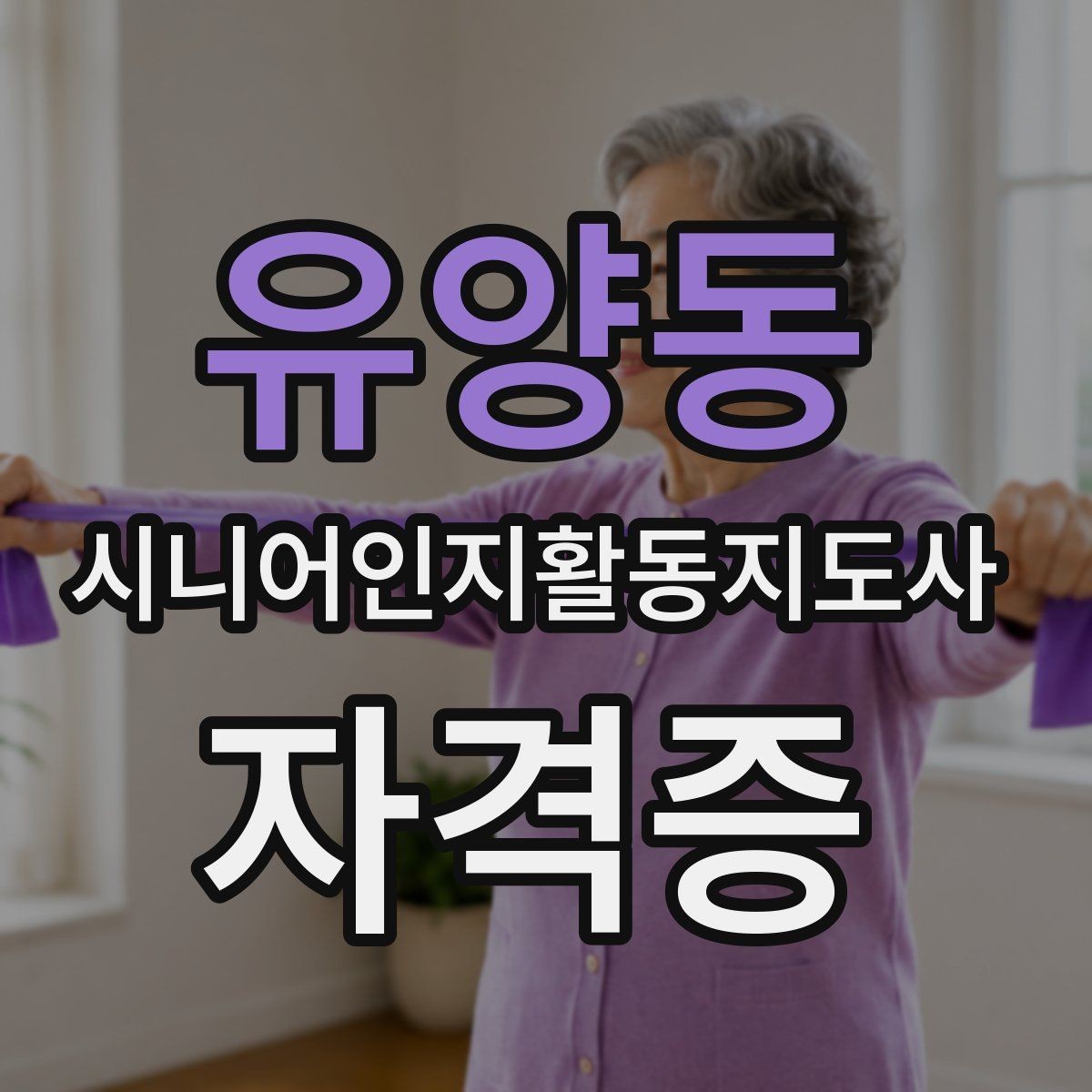 유양동 시니어인지활동지도사 자격증 자주 헷갈리는 개념 정리