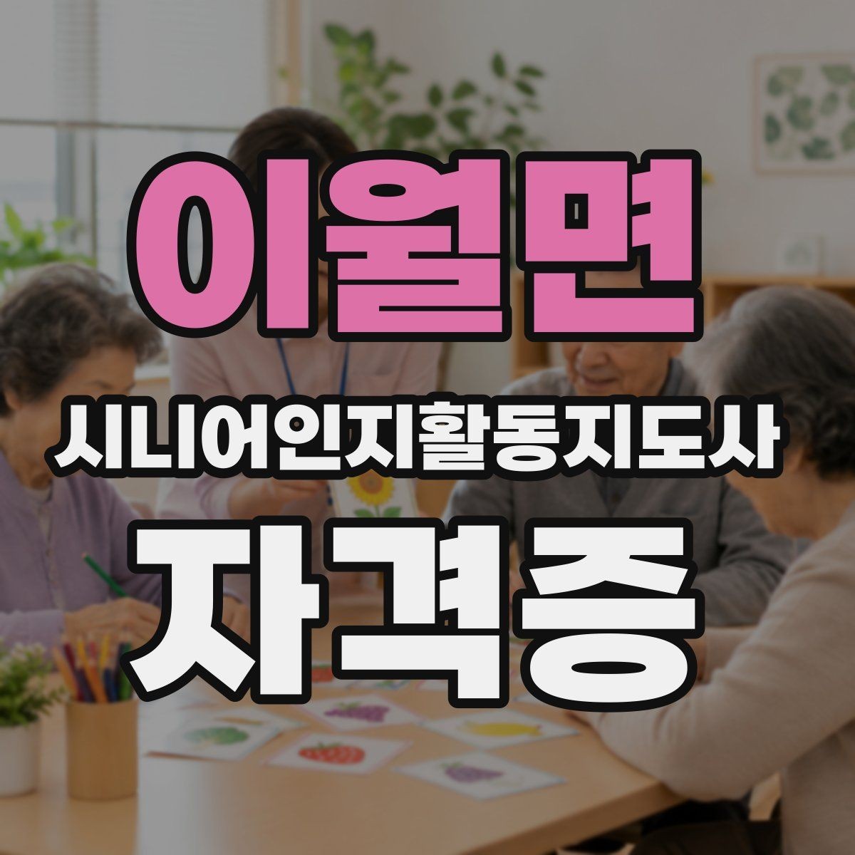 이월면 시니어인지활동지도사 자격증 준비를 위한 일정 관리 팁
