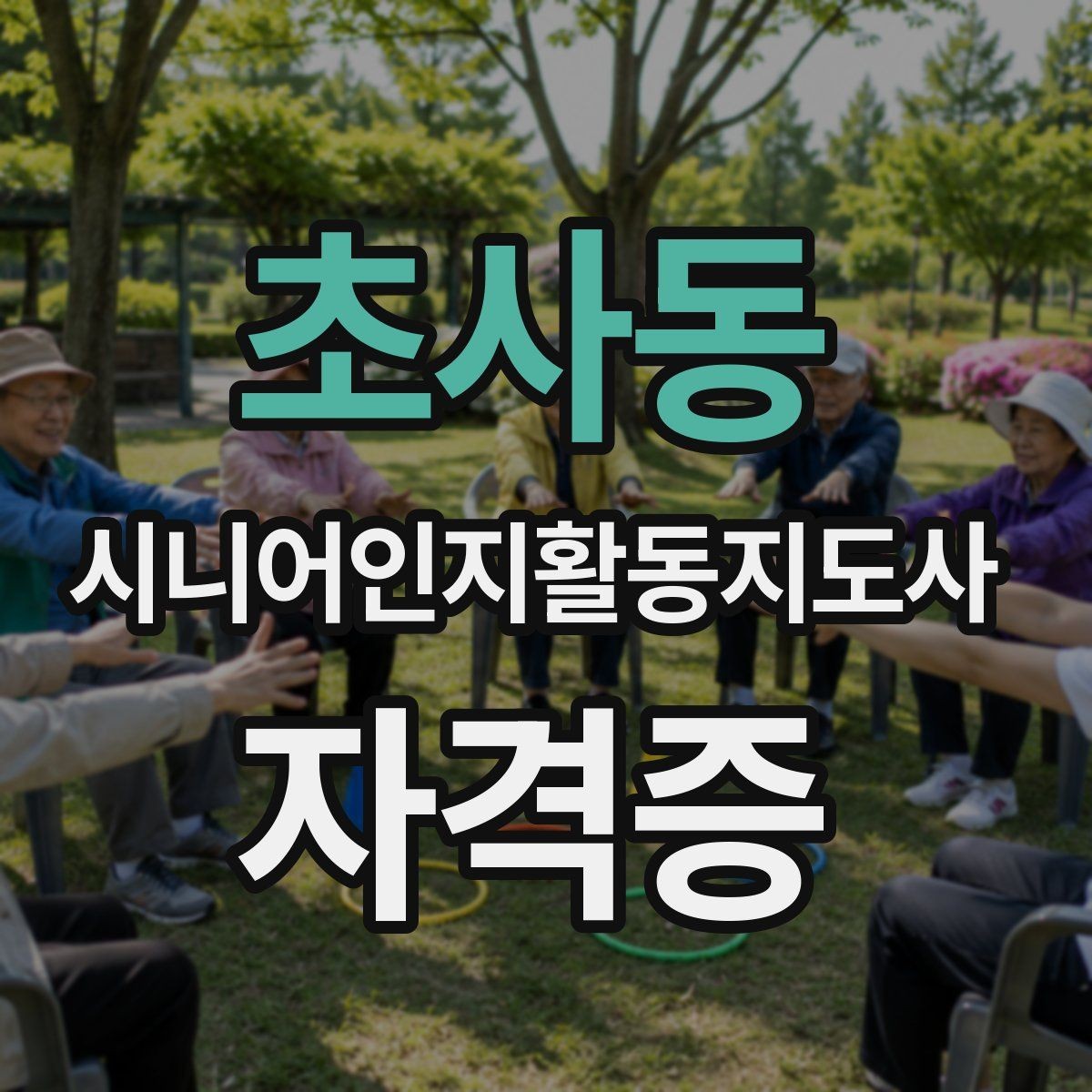 초사동 시니어인지활동지도사 자격증 강의 후기 볼 때 확인할 것