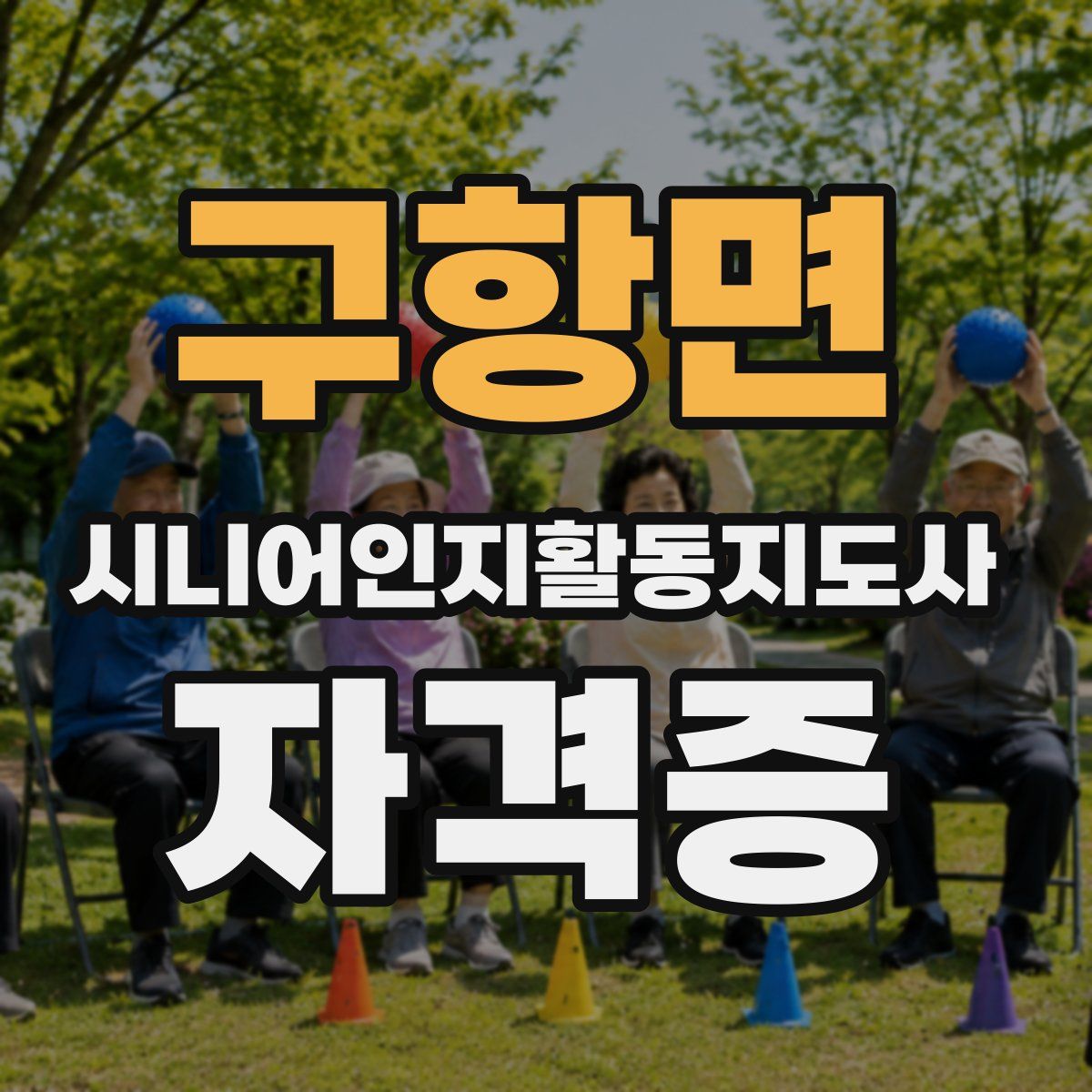 구항면 시니어인지활동지도사 자격증