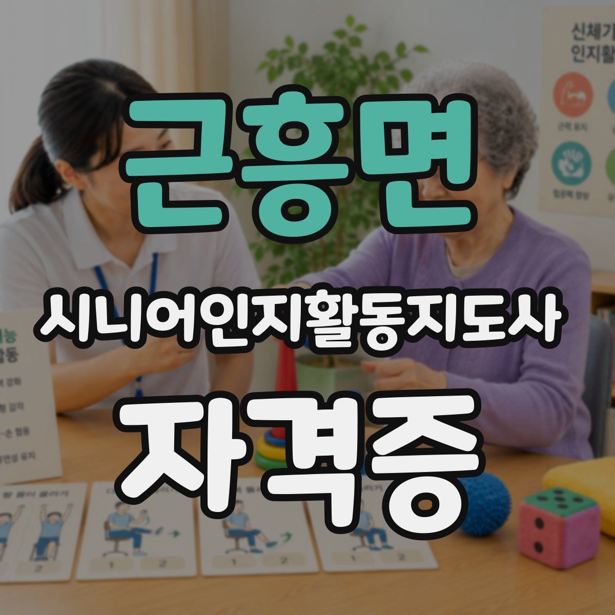 근흥면 시니어인지활동지도사 자격증
