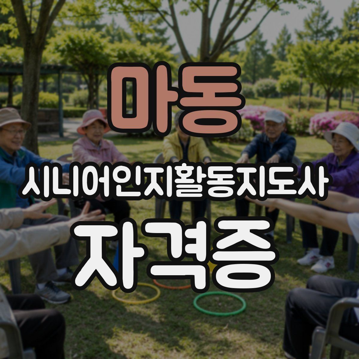 마동 시니어인지활동지도사 자격증 관련 자주 묻는 질문 모음