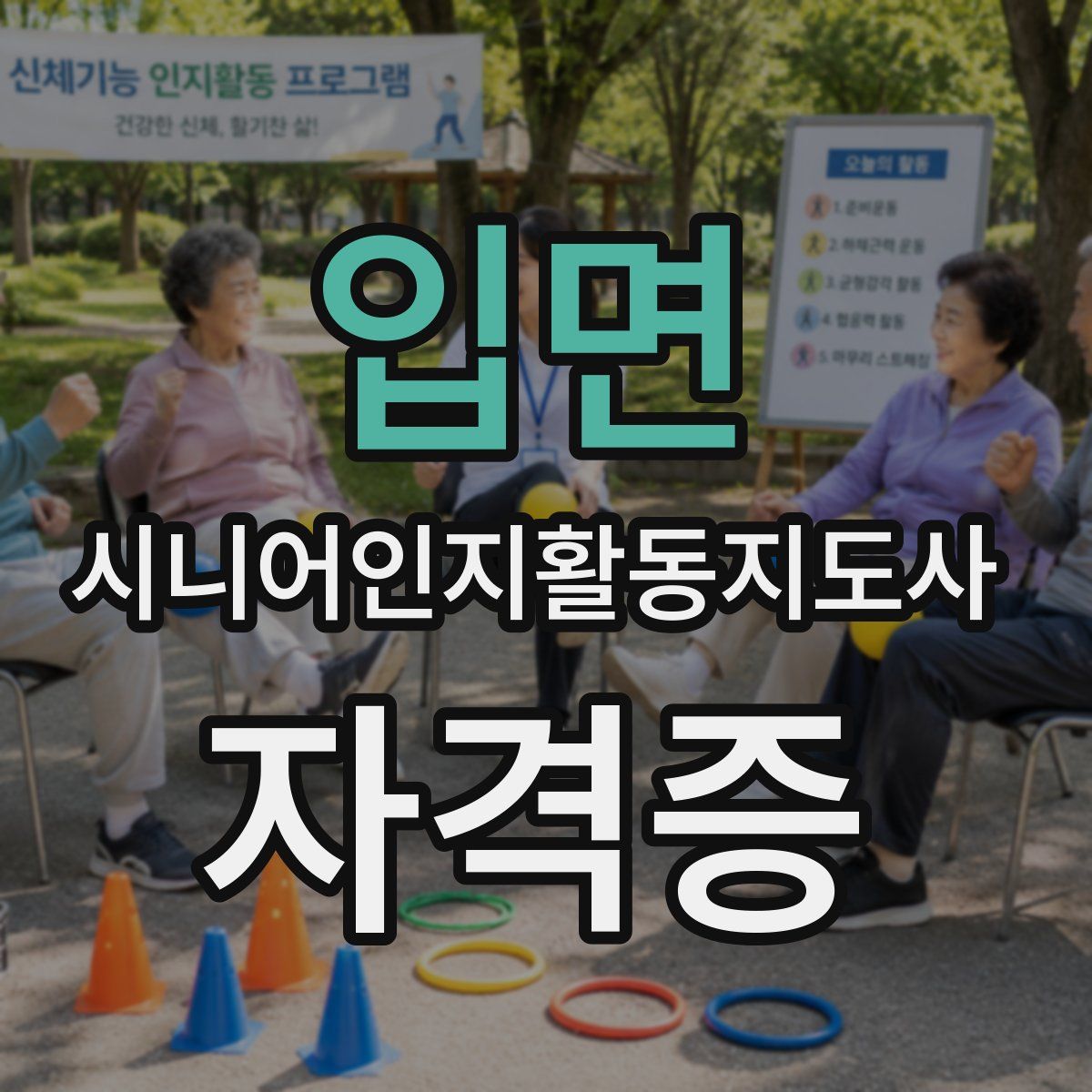 입면 시니어인지활동지도사 자격증